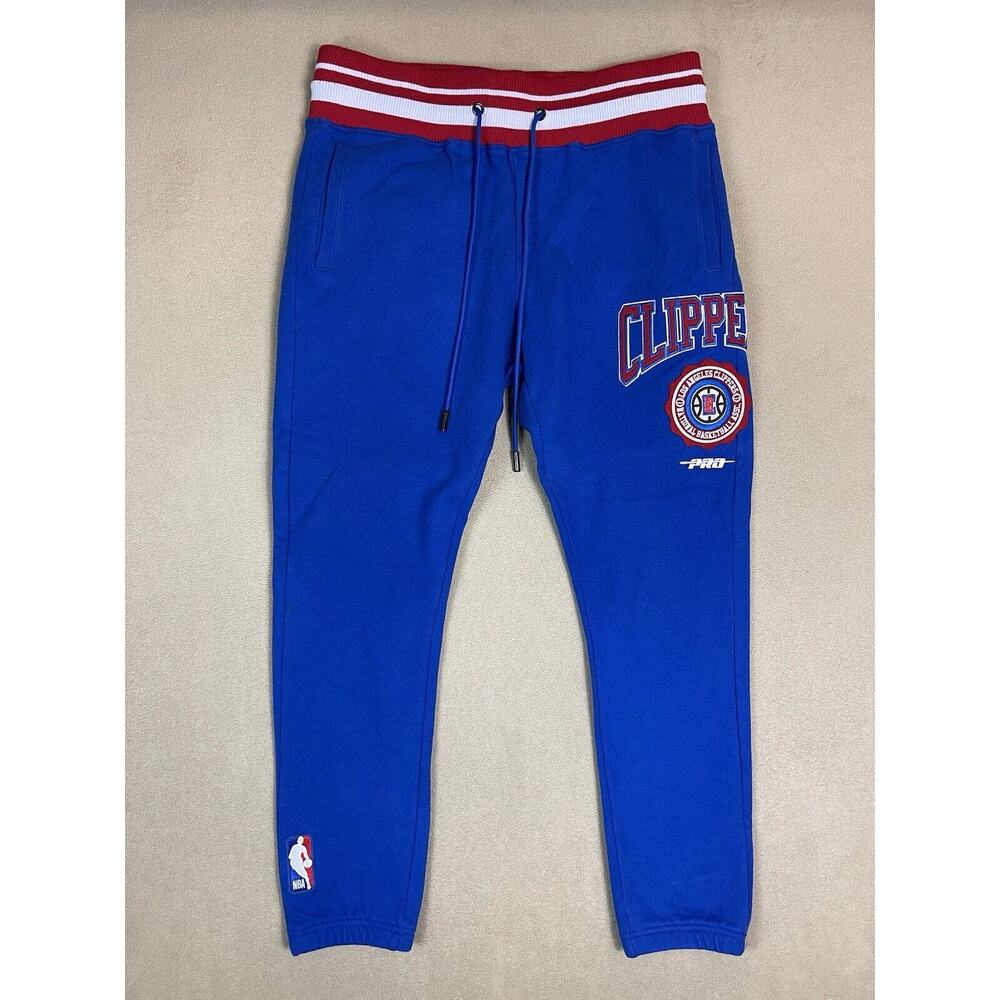 Pro Standards Pants Mens‎ Large Blue Los Angeles Clippers NBA Sweatpants Tapered